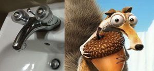 Diseños caprichosos en los grifos del baño - DUCHAMANIA