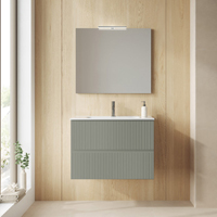 Conjunto Exclusive 60x45 cm (mueble, lavabo, espejo y led)*
