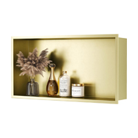Hornacina* 60x30x10 cm cromo, negro, blanco, titanio, oro o cobre
