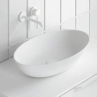 Lavabo solid blanco mate 53x31 cm