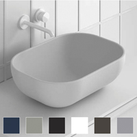 Lavabo cerámico mate 45,5x33 cm (6 colores disponibles)