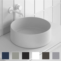 Lavabo cerámico mate 36 cm diámetro (6 colores disponibles)
